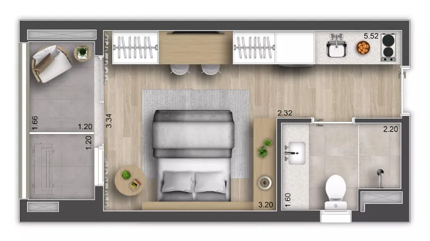 Oportunidade Studios para Investimento - Metrô Butantã