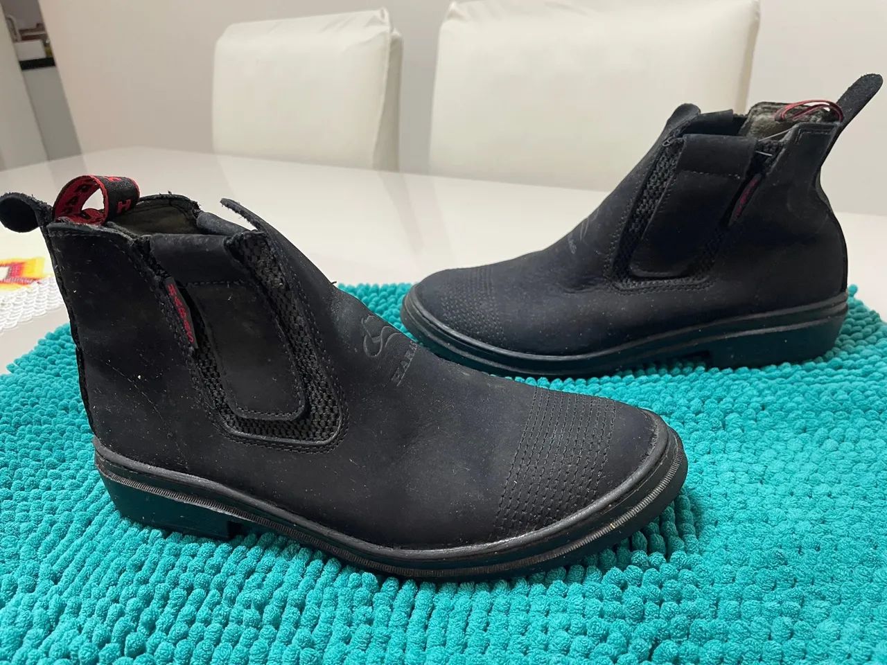 Botas de couro pretas - Foto 2