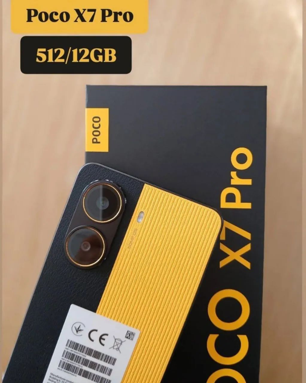 POCO X7 PRO 12/512 GB AMARELO GLOBAL LACRADO <br><br> - Foto 5