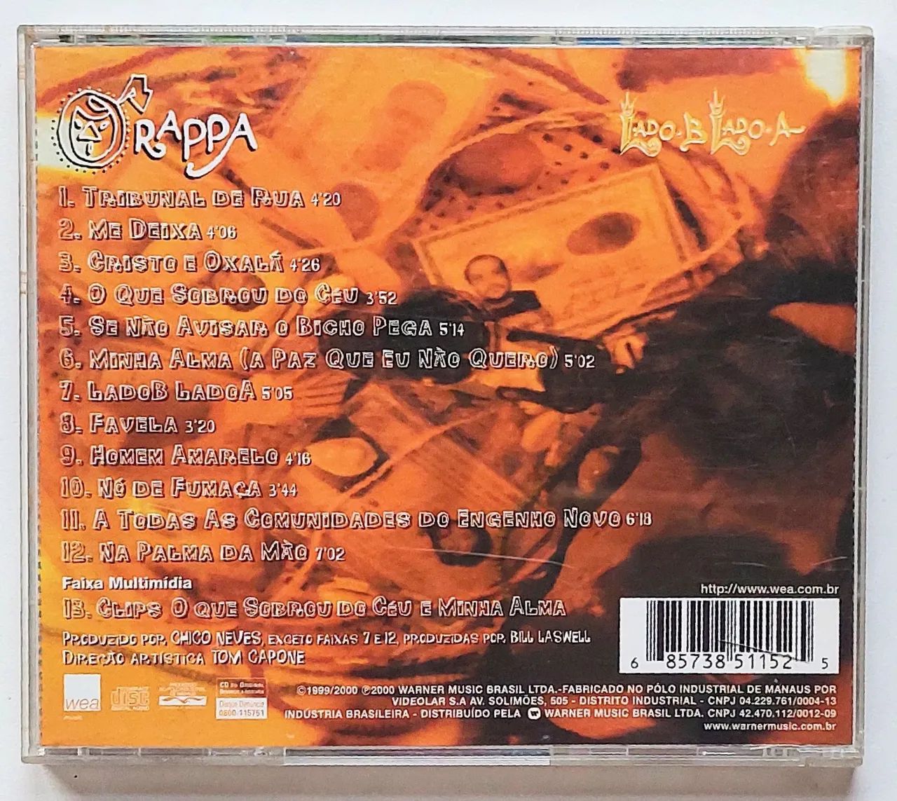 CD - O Rappa: Lado B Lado A (usado) - Foto 4