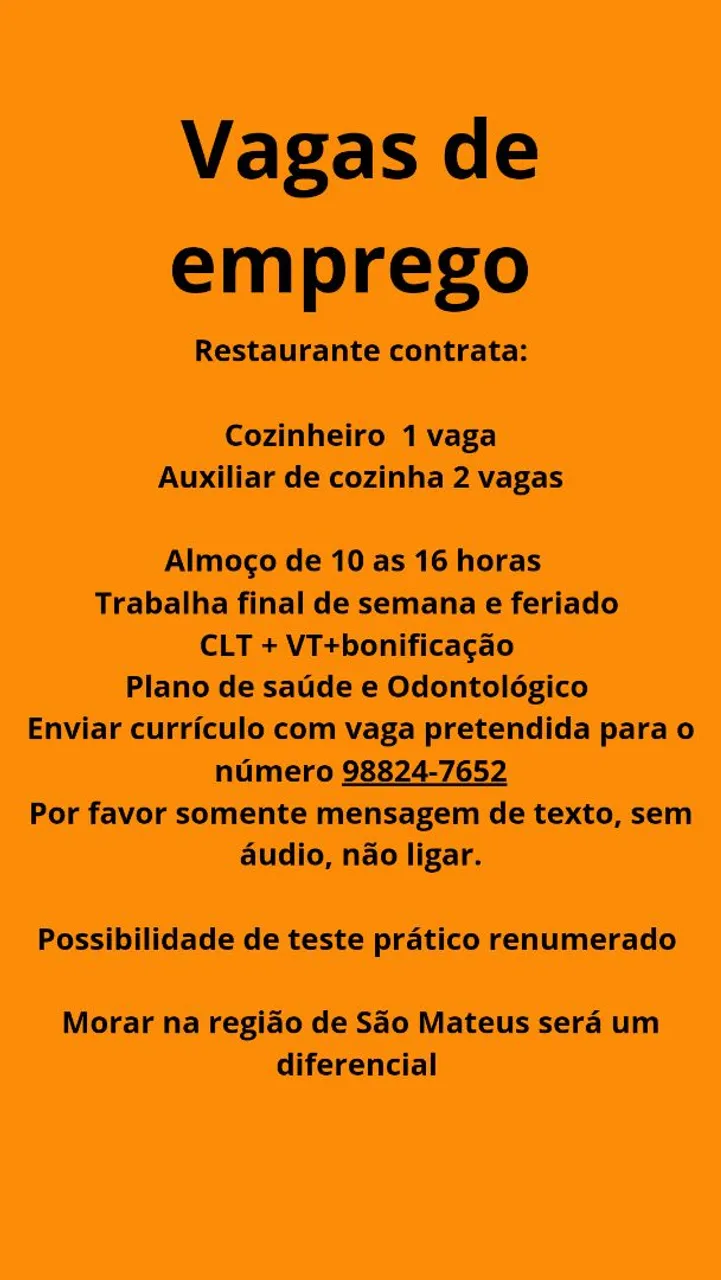 Vaga de Emprego
