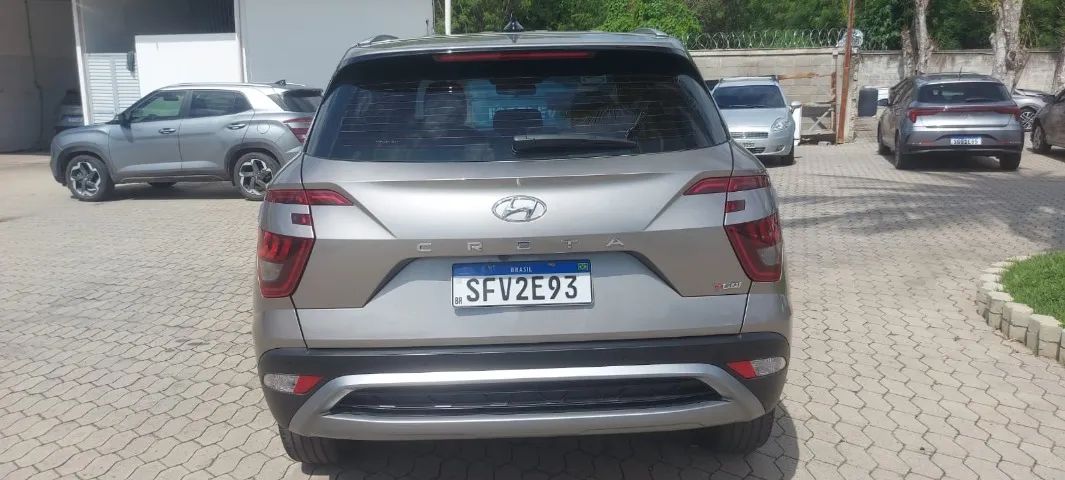 CRETA PLATINUM S/TETO SOLAR 1.0 TGDI AT 2023/2024 - 26.000KM PRATA - Foto 5