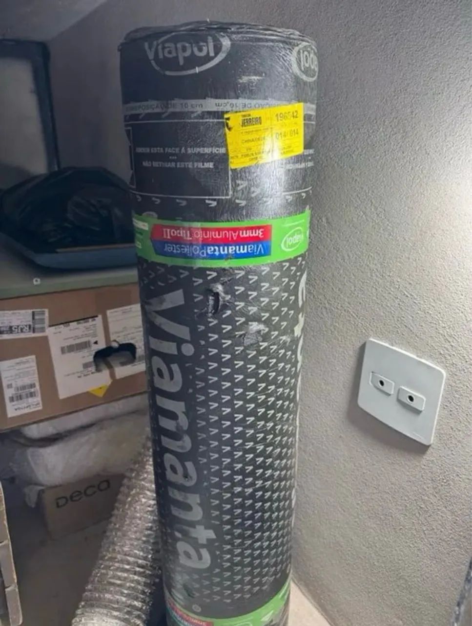 Manta Impermeabilizante 4mm 10 Metros - Aluminio Viap