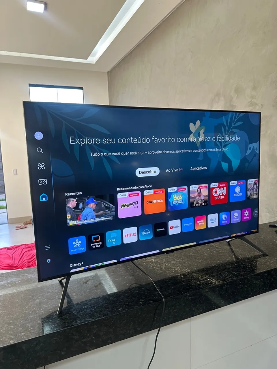 Smart TV Samsung 50 polegadas 4k Xbox integrado entrego