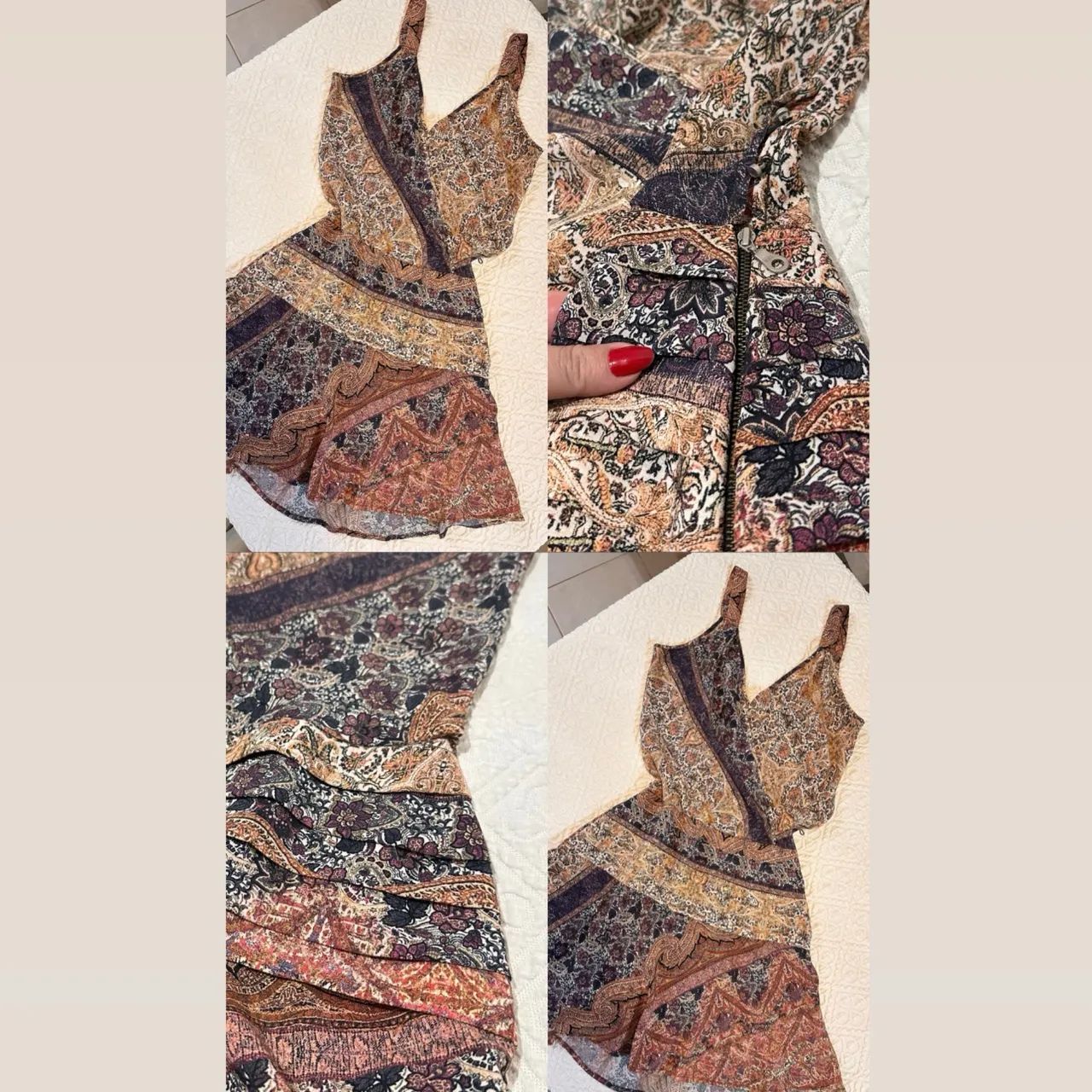 Vestido Shoulder tam 38
