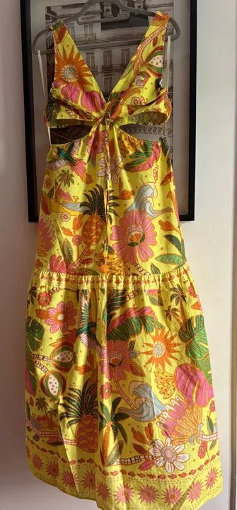 Vestido Farm tapeçaria  M