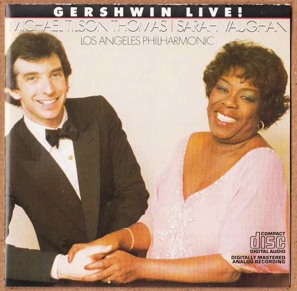 Sarah Vaughan, Los Angeles-Gershwin Live!( CD Original Raro)