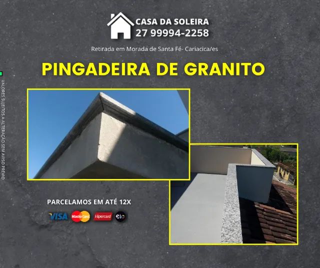 PINGADEIRA DE MURO EM MARMORE E GRANITO. Tel *