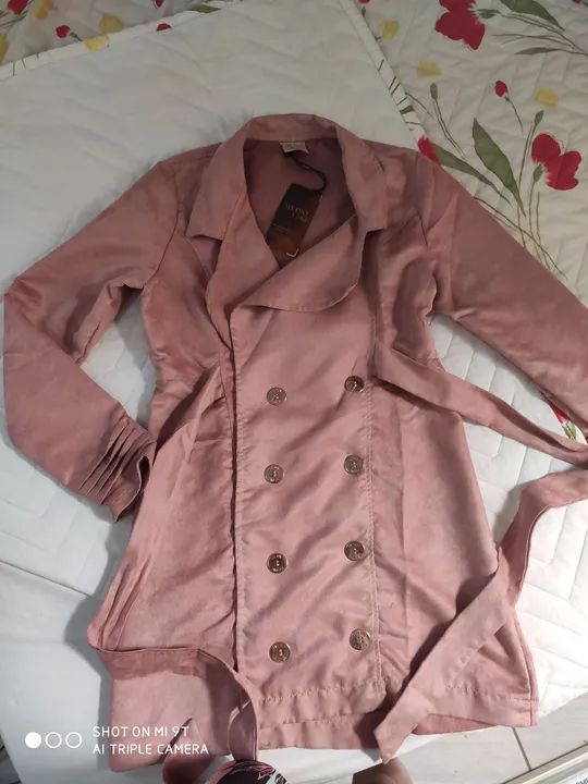 Blazer Rosê Suede  - Foto 3