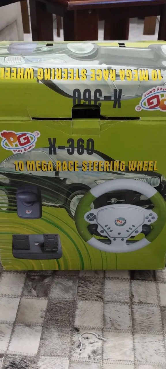 Volante com pedal e câmbio - XBOX 360