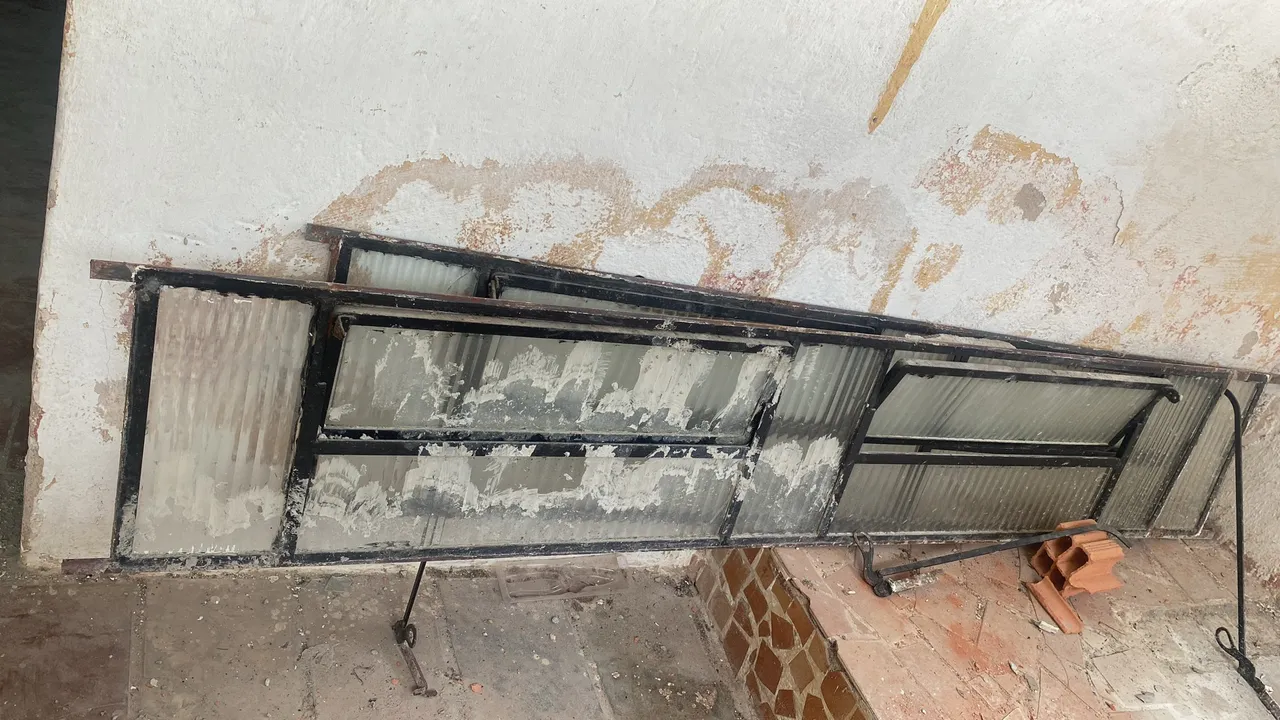 Janelas de vidro canelado para construção