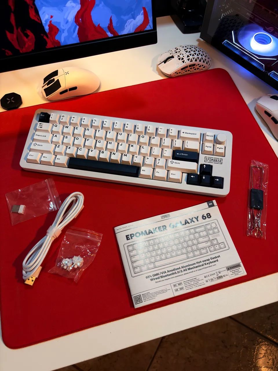 Teclado Epomaker Galaxy68 - Foto 2