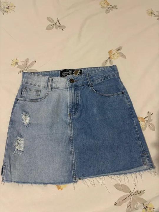 Saia Jeans Destroyed