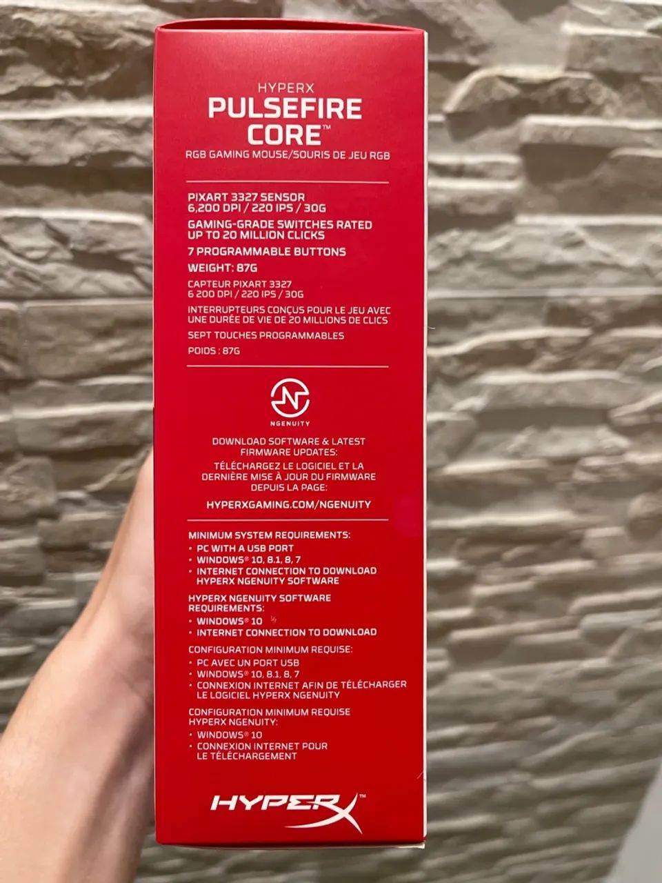 Mouse Gamer HyperX Pulsefire Core RGB - Foto 2