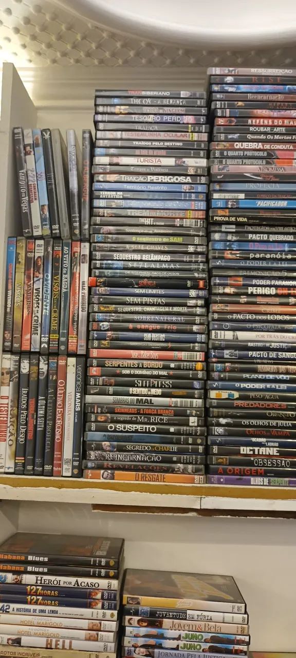 DVDs de filmes diversos