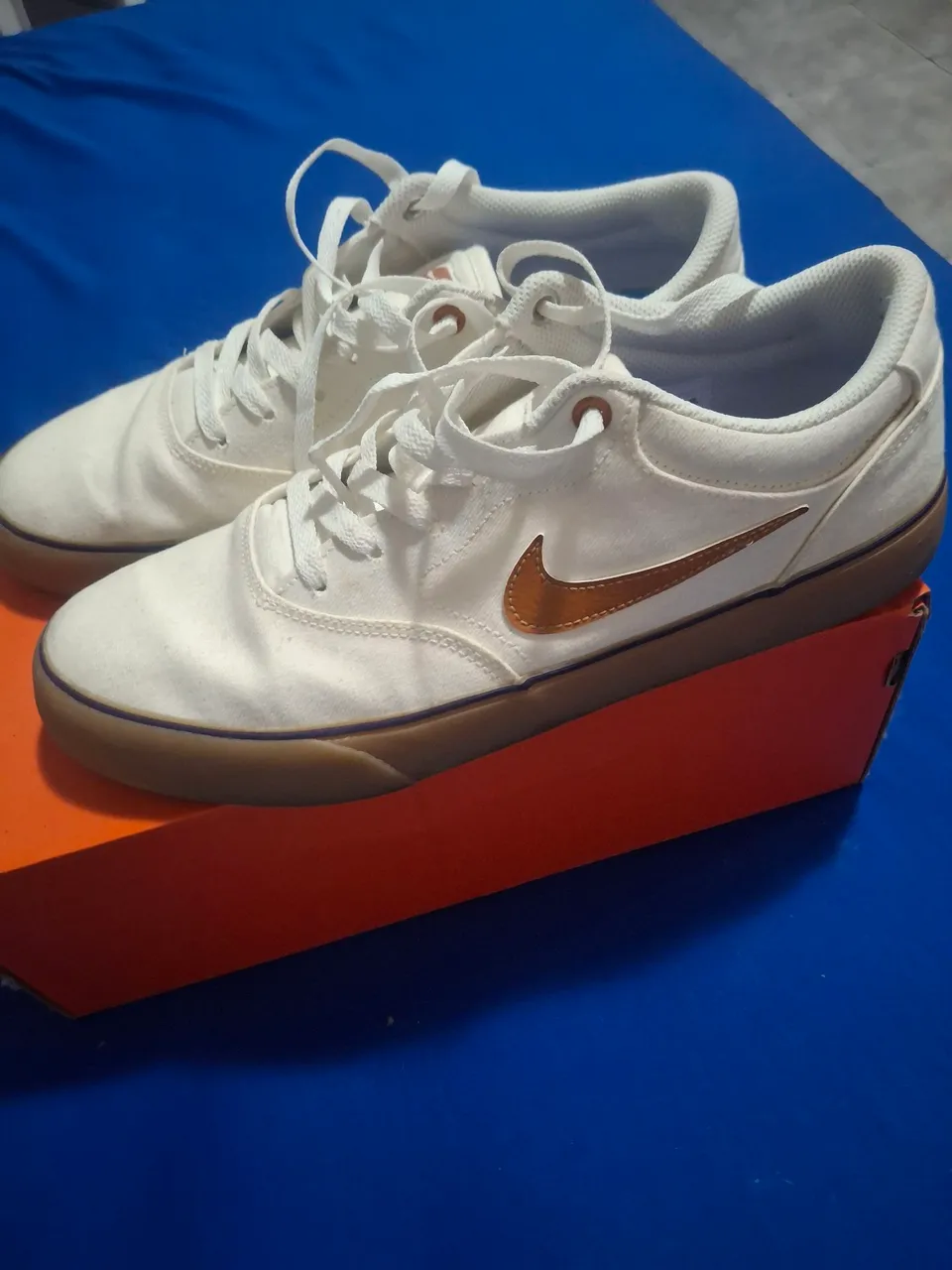 Tênis Nike SB Chron 2 - Branco com Detalhes