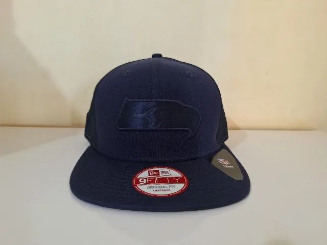 Boné New Era Aba Reta NFL Seattle Seahawks Original
