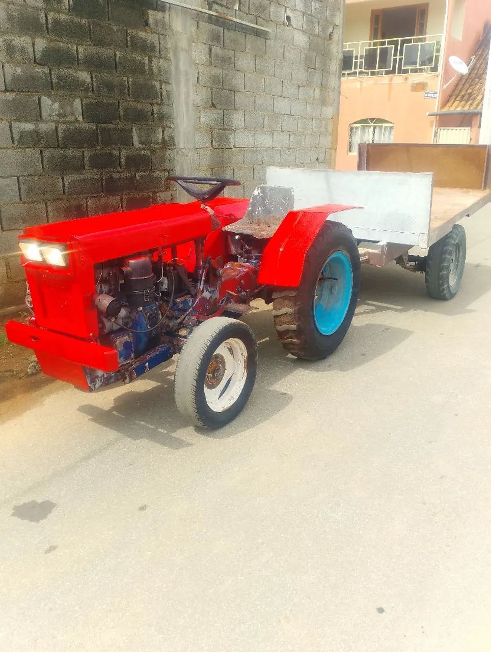 Trator Agrale 4100 com carretinha  - Foto 3