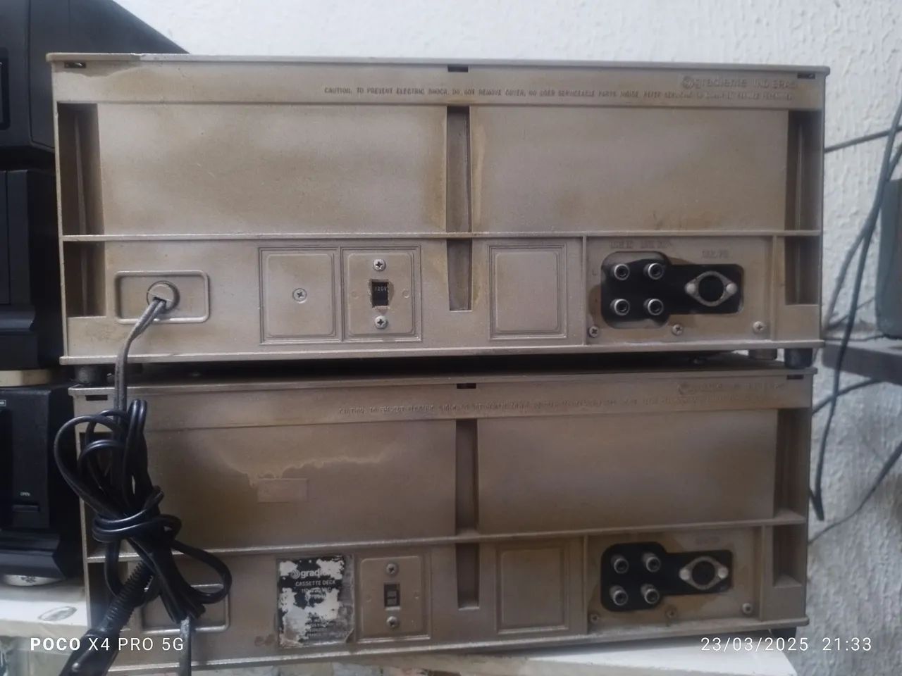  Tap deck Gradiente CD-Z100 e CD-3100 - Gravador de Cassete Estéreo - Foto 6