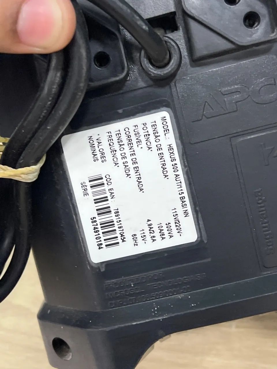 UPS APC Hexus Power 500W - Foto 3