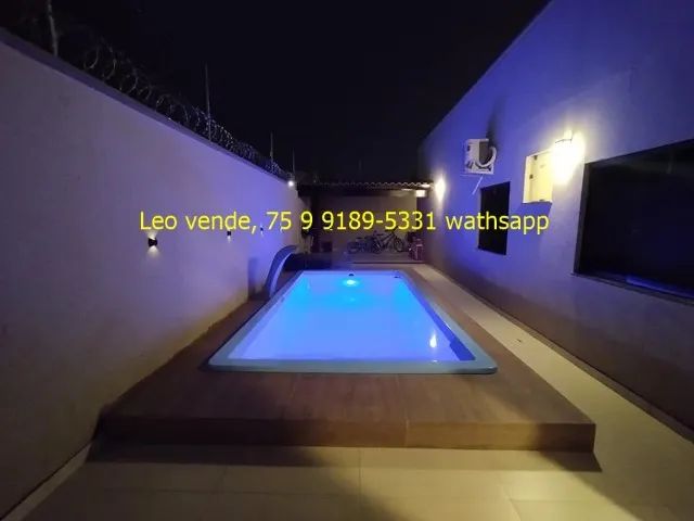 Leo vende, bairro Sim, 3|4 sendo uma suíte, piscina, goumert, energia solar