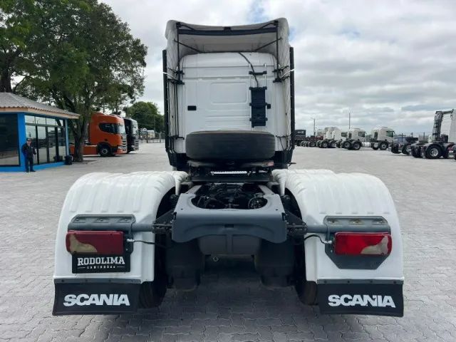 Caminhão Scania R 440 Teto Alto Branco 6x2 Susp. Ar 2018 - Foto 6