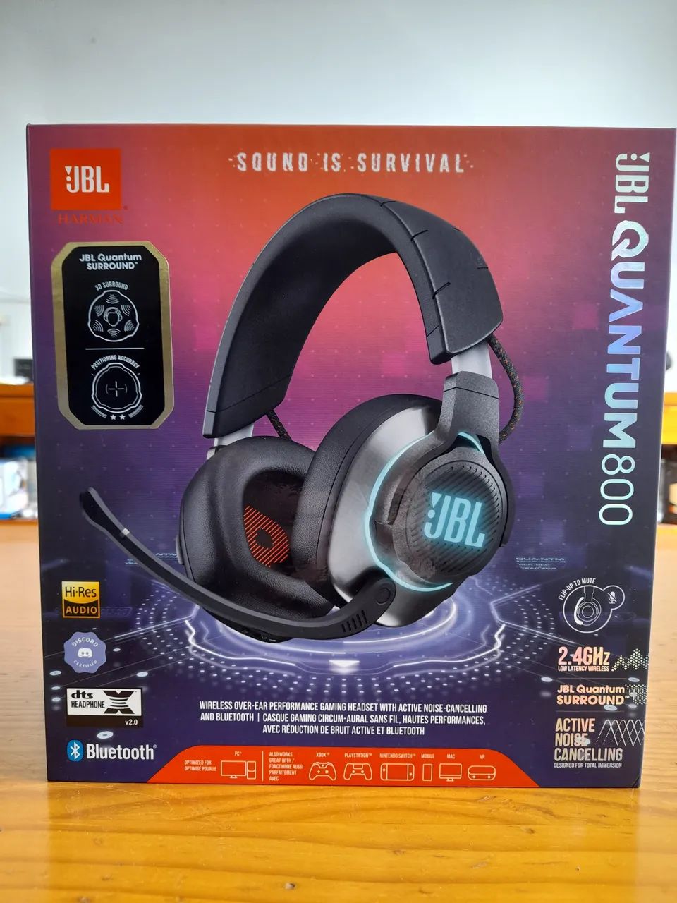 Headset JBL quantum 800 c cancelamento de ruído  - Foto 6