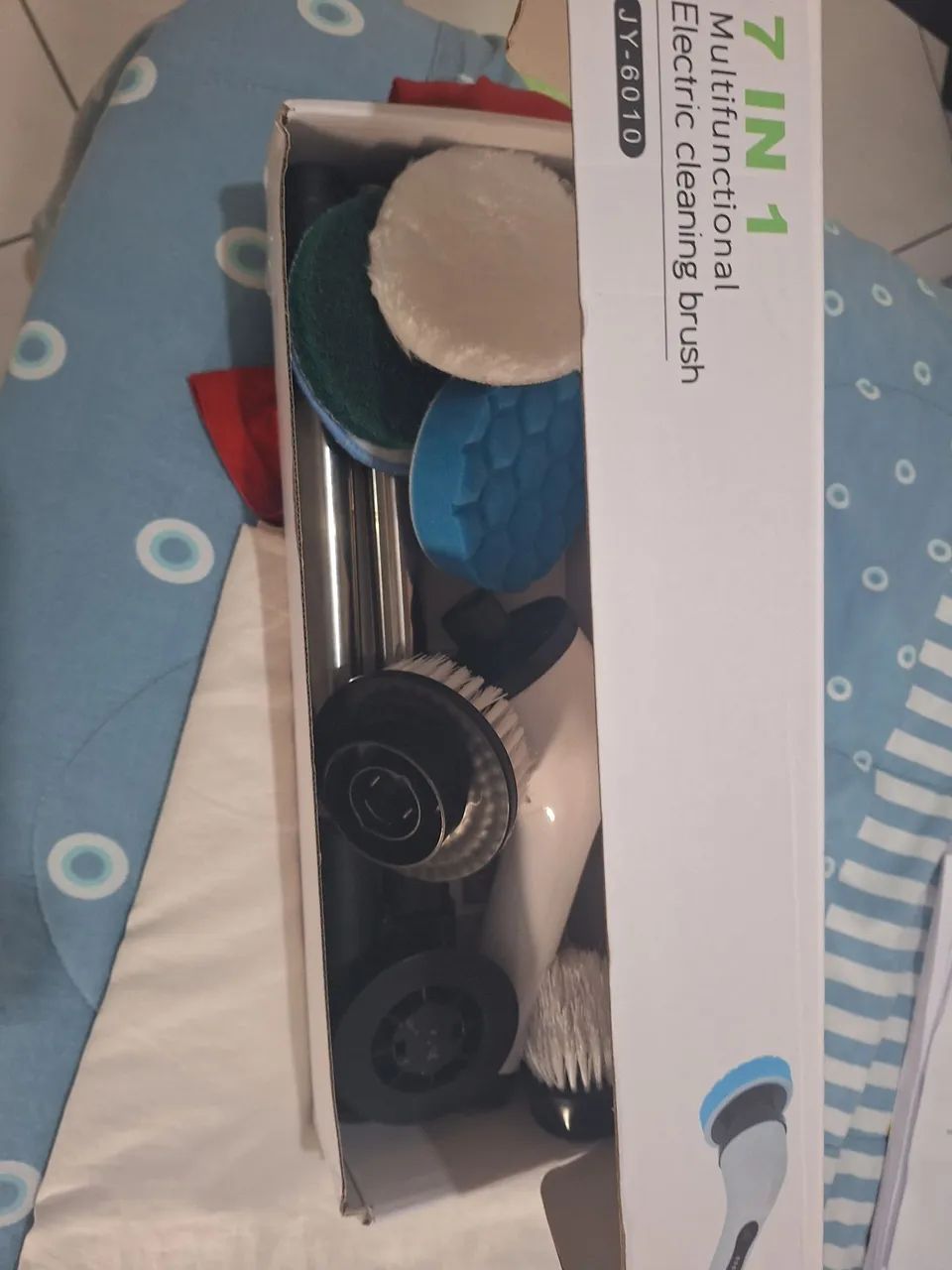 Mop ultra clean - escova de limpeza giratória  - Foto 5