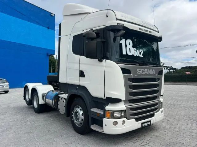 Caminhão Scania R 440 Teto Alto Branco 6x2 Susp. Ar 2018