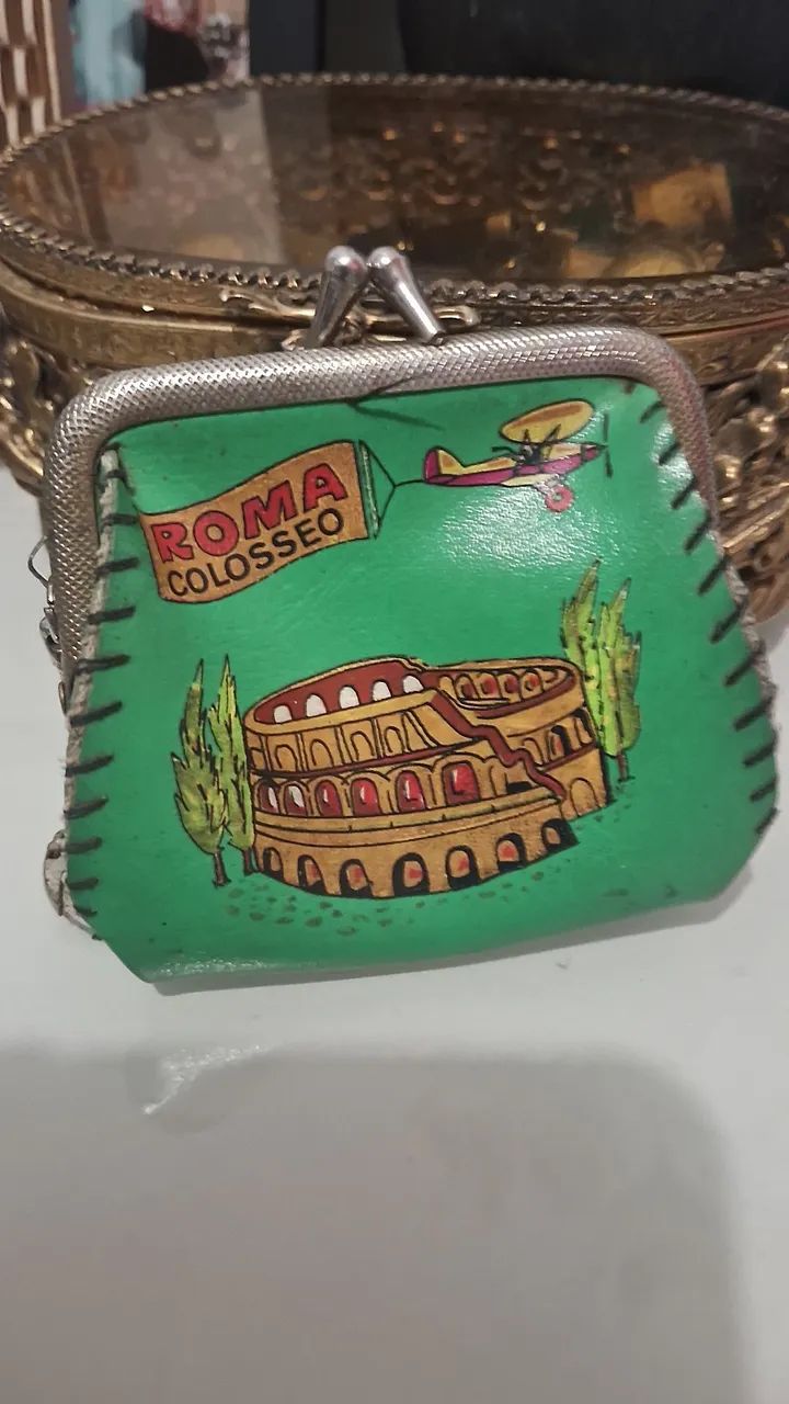 Roma Colosseo Antiga bolsa Chaveiro 