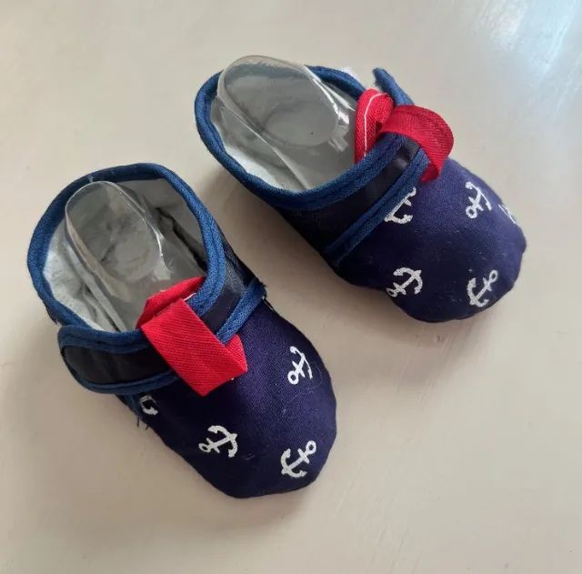 Sapatilha Bebê Infantil Molekino azul tamanho 14 - Foto 3
