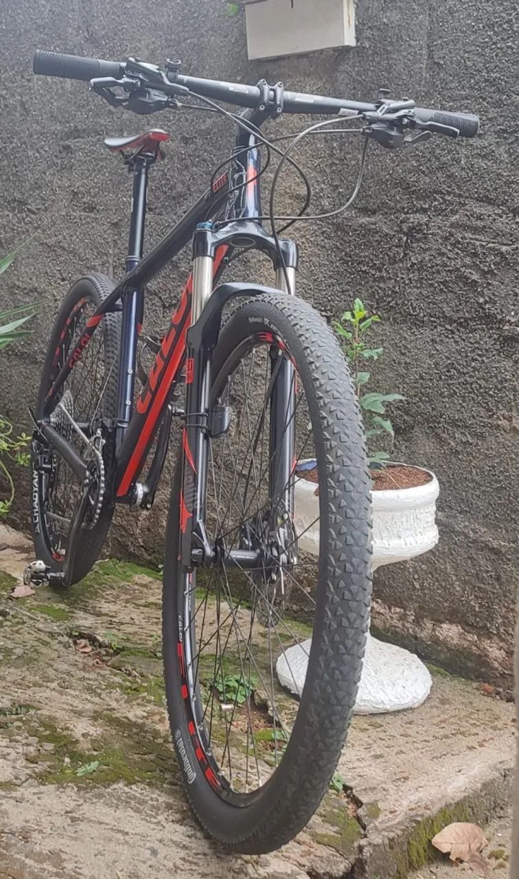 Bike Calou Elite super leve marcha ok prontinha pra pedalar. - Foto 4