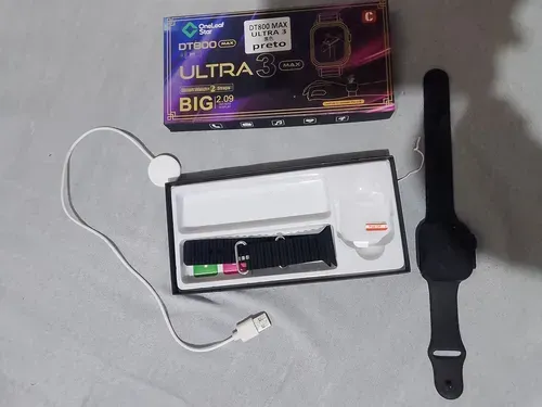 Smartwatch Dt800 Max Ultra 3 Ultra Cor preta