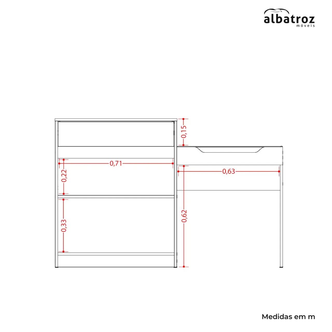 PENTEADEIRA SUPER FUNCIONAL E ELEGANTE!! 25TT9 - Foto 3