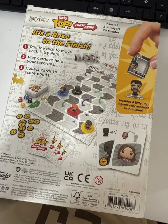 Jogo de Tabuleiro Harry Potter Bitty Pop! Chase Game - Foto 2