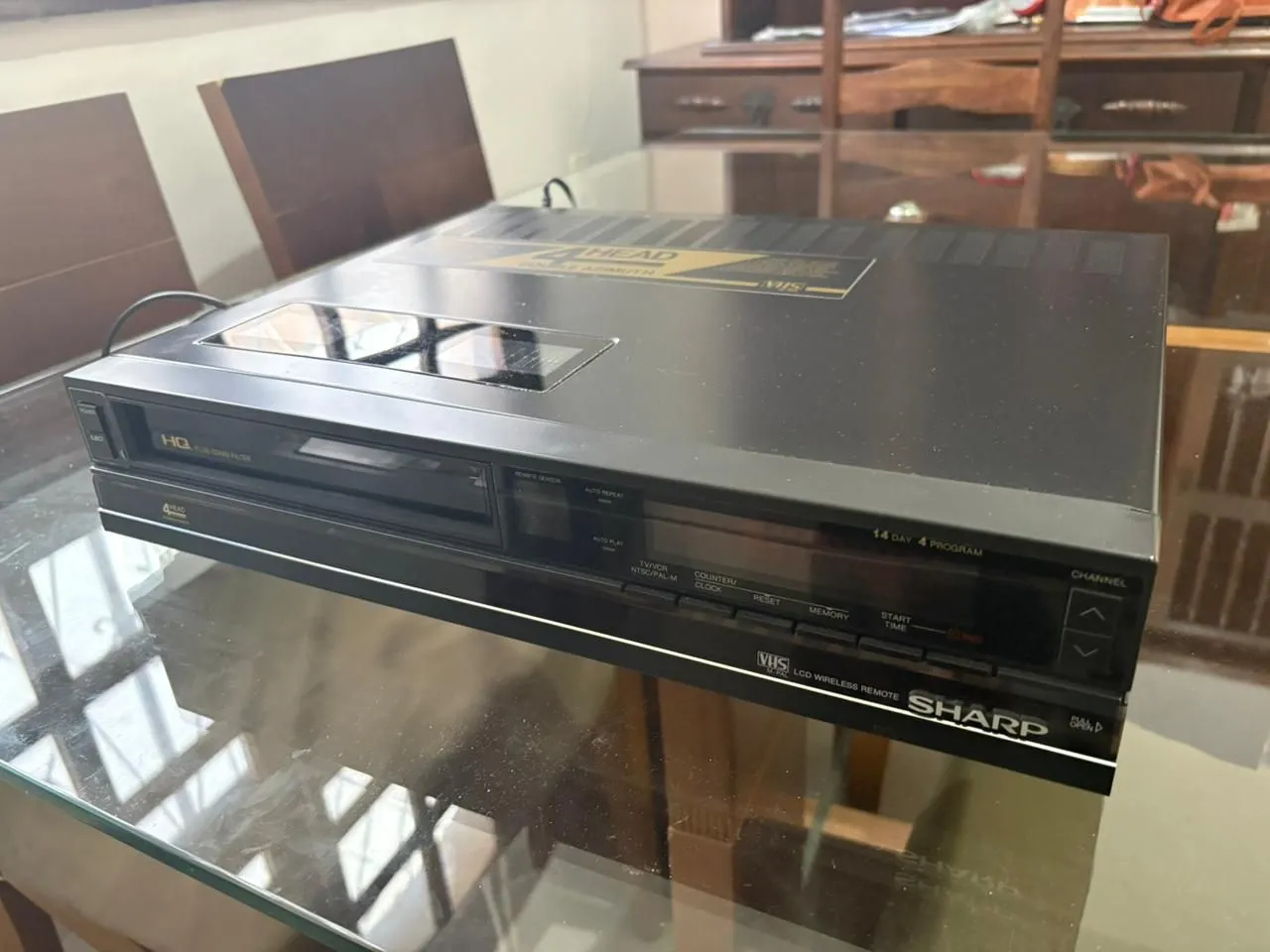 Vídeo Cassete VI A Sharp VC-794B Clássico Vintage