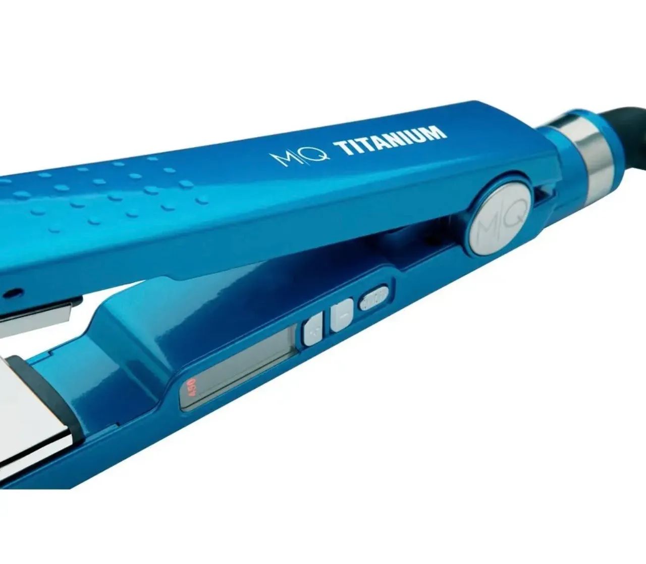 Prancha de Cabelo MQ Titanium Profissional Azul - Foto 3