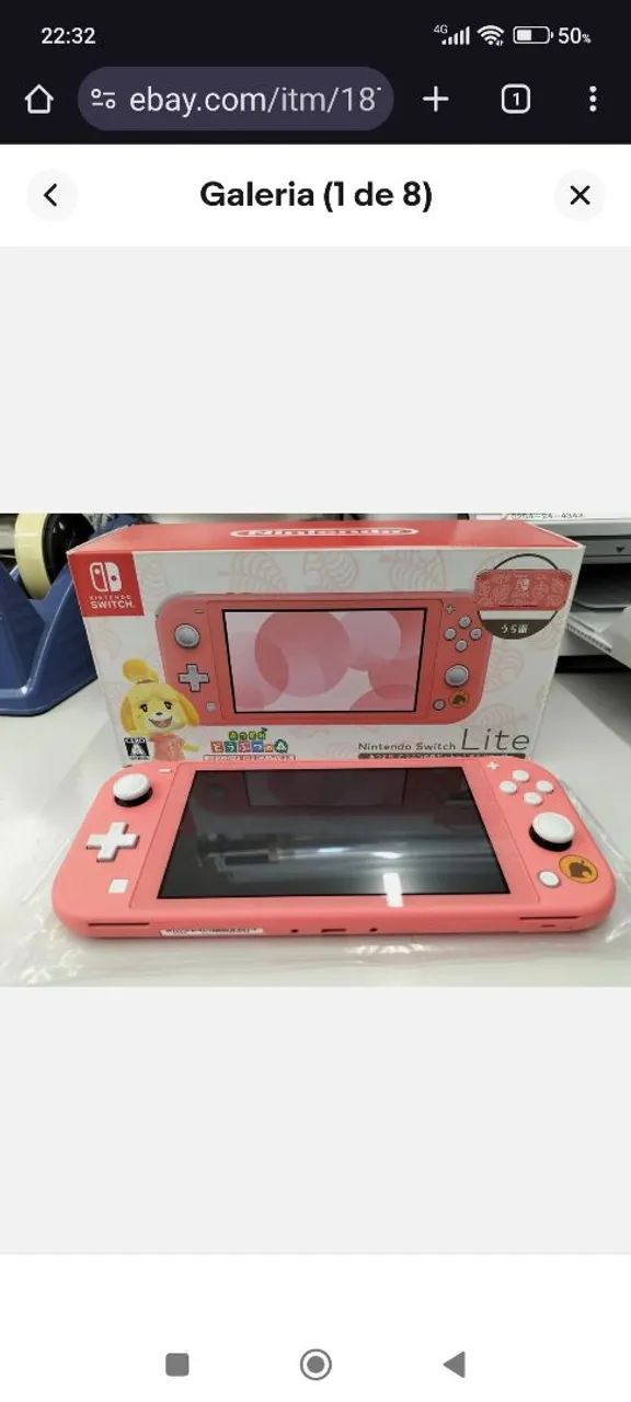 Nintendo switch lite - Edição animal crossing - bloqueado