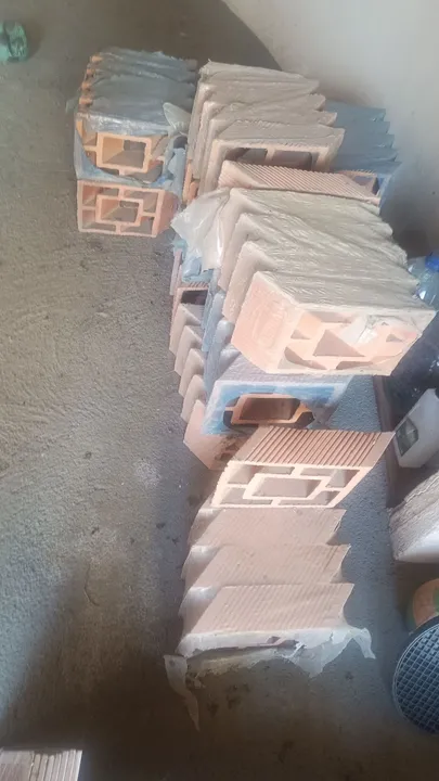 Tijolo vasado para construção