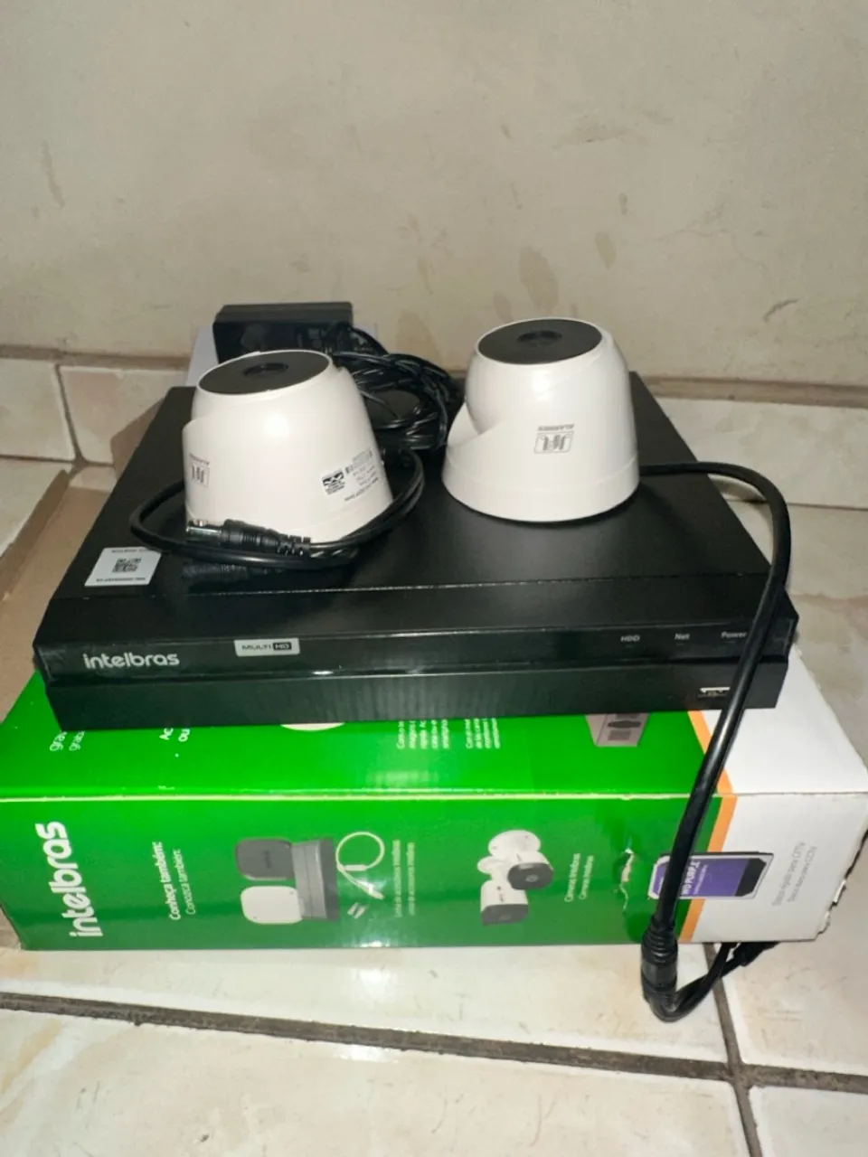 Kit Dvr + 02 câmeras intelbras
