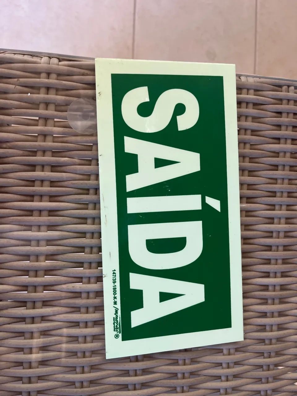 Placas de Sinalização de Saída - Várias Unidades - Foto 2