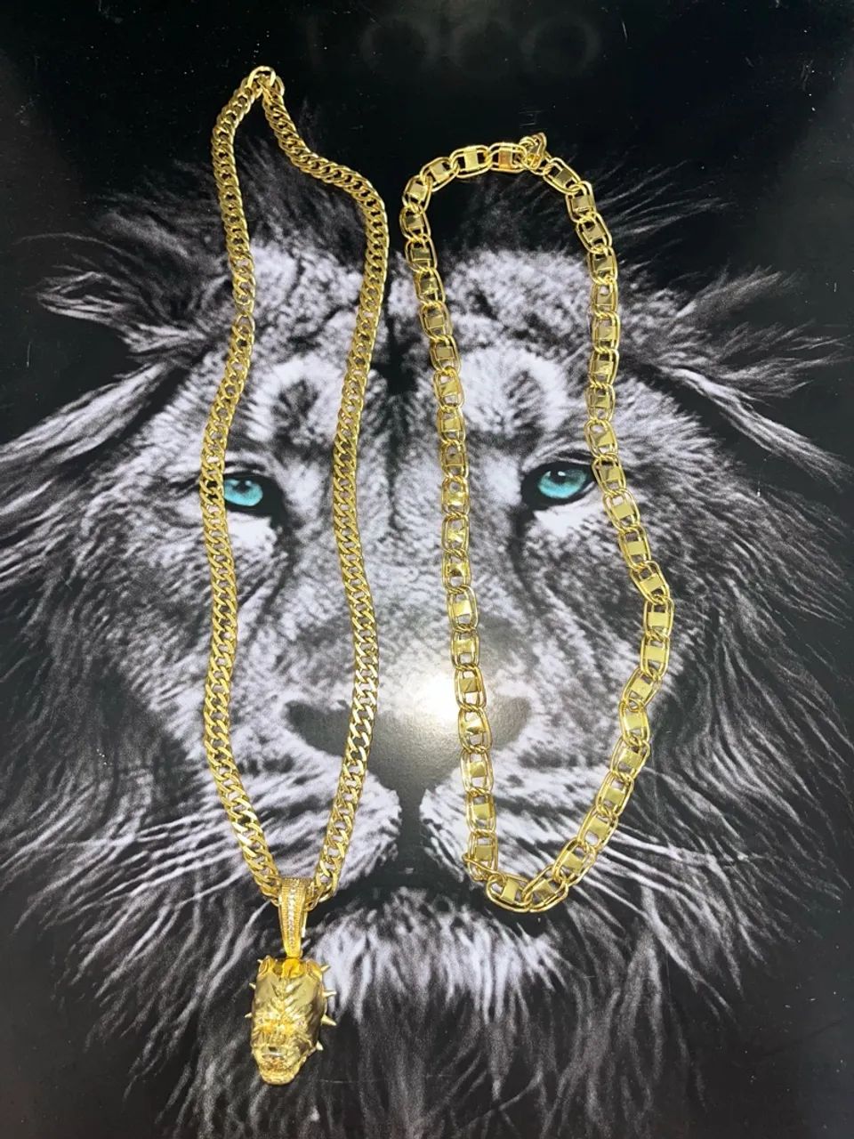 Correntes Banhado a ouro 18k?