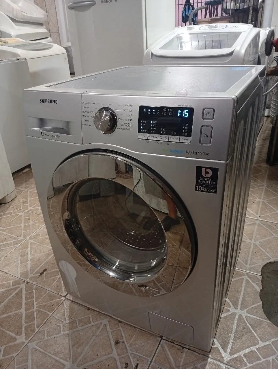 Máquina de Lavar Samsung 10,2kg com Tecnologia Bubble