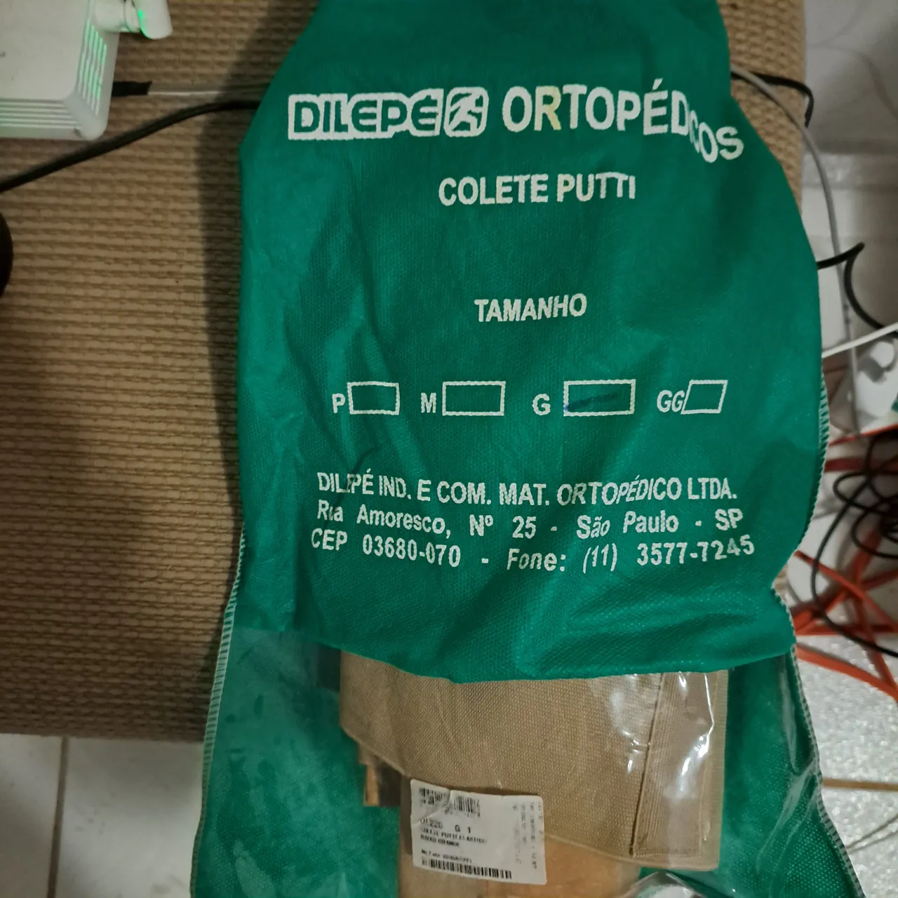 Colete Putti Ortopédico G - Dilepé