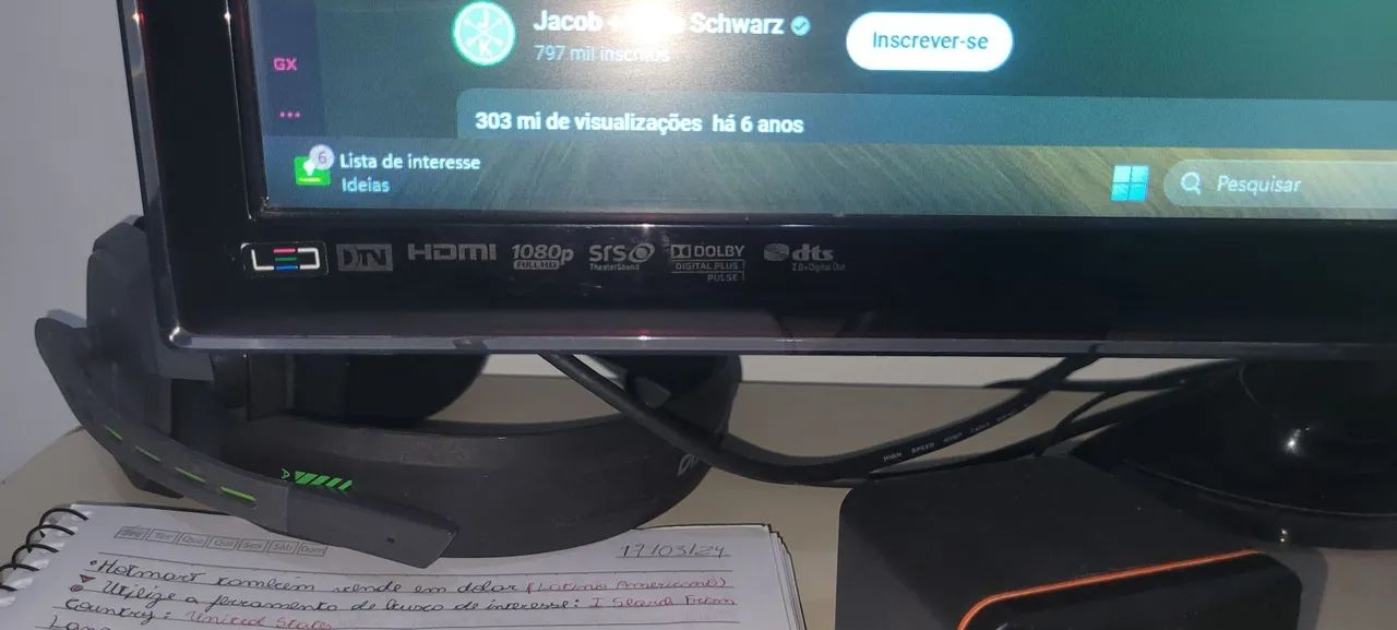 Monitor Samsung - Tela LCD IPS- 60 Hz - 24 POLEGADAS - Foto 4