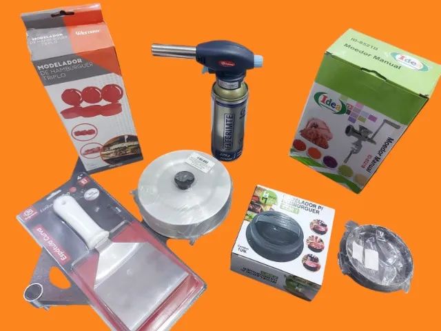 Kit Completo para Hamburgueria,Domine a arte do hambúrguer perfeito
