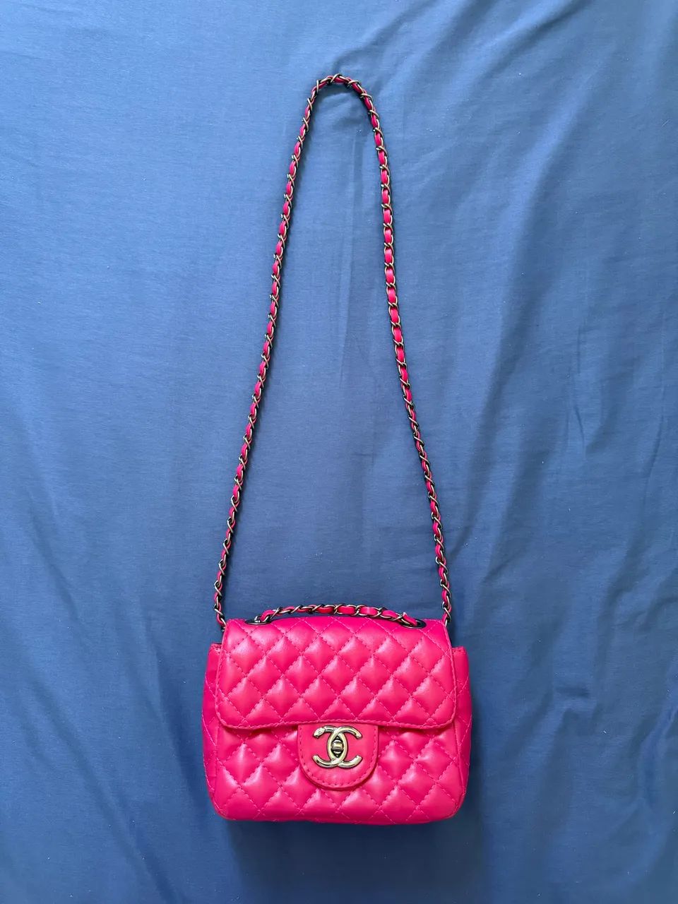 Bolsa Matelassê Rosa - Foto 2