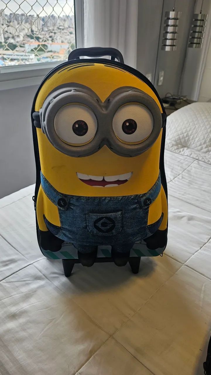 Mala mochila Minions 2 peças  - Foto 4