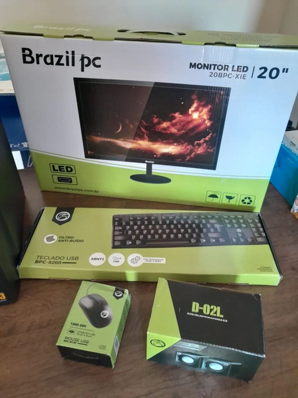 Pc completo I5 650 com monitor Brazil PC de 20