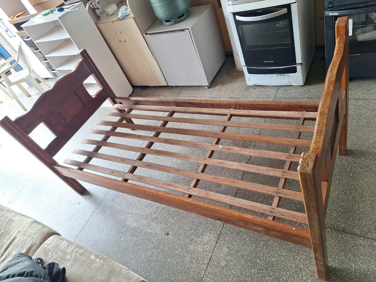 Cama de solteiro de madeira  - Foto 2
